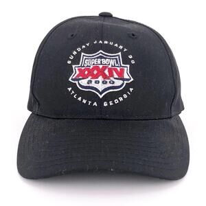 Y2K Super Bowl XXXVI Logo Athletic black hat  vintage